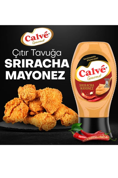 Calve Sriracha Mayonez 240 gr x 3 Adet - Resim 4