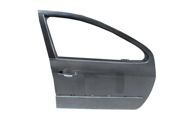 Peugeot 307 2001-2005 Ön Kapı Komple Sağ Siyah Boyalı (İceli - Çekomastikli)(Tw) Oem No: (9004.S7) ürün görseli 1