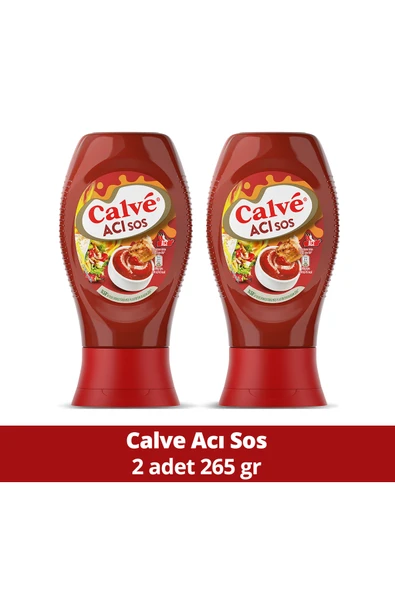 Calve Acı Sos 265 Gr x 2 Adet ürün görseli 1