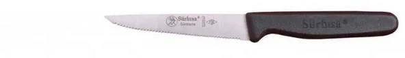 61004lz - Sürmene Lazerli, Tırtıklı Sebze Bıçağı 9,5cm ürün görseli 1