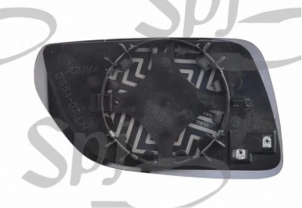 Volkswagen Polo - Skoda Octavia 2005-2009 Elektrikli Ayna Camı Kör Noktalı Sol L-0615 (Oem No:6Q0857521F) ürün görseli 1