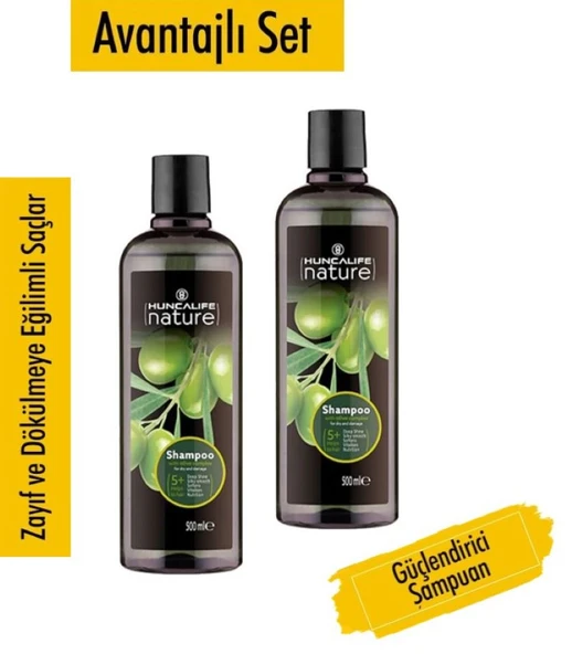 Nature Zeytinyağlı Şampuan 500 ml 2 ADET ürün görseli 1