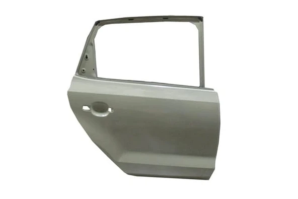 Volkswagen Polo 6 2010-2017 Arka Kapı Komple Sağ Gri Boyalı (İceli - Çekomastikli) (Sımyı) (Oem No: (6R4833056J)) ürün görseli 1