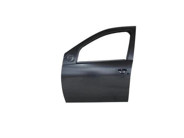 Dacia Duster 2010-2017 Ön Kapı Komple Sol Siyah Boyalı (İceli - Çekomastikli) (Tw) (Oem No: (801019012R)) ürün görseli 1