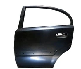 Kia Rio 3 2006-2011 Arka Kapı Komple Sol Siyah Band Delikli (Sedan) Çelik Barlı (İceli - Tenasonl (Oem No: (77003-1X30)) ürün görseli 1
