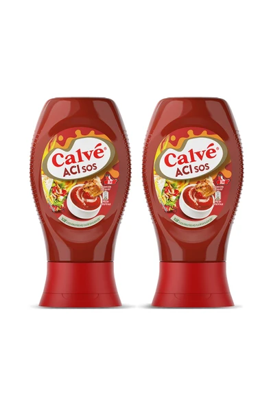 Calve Acı Sos 265 Gr x 2 Adet - Resim 2