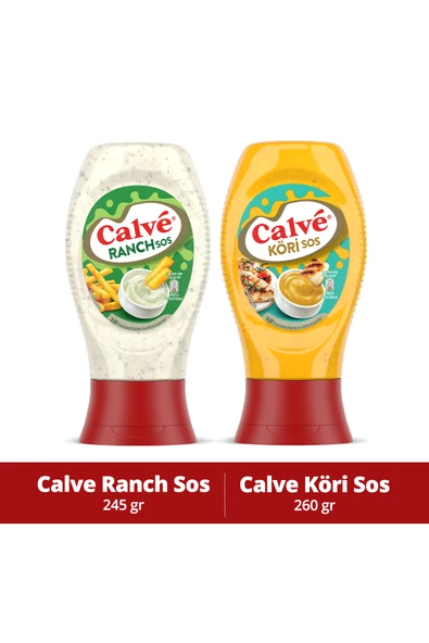 Calve Ranch Sos 245 Gr & Köri Sos 260 Gr ürün görseli 1