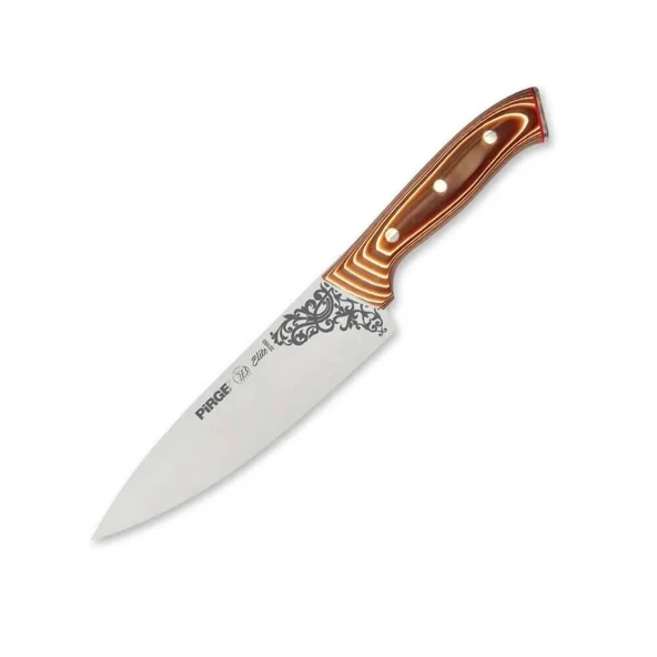 32160 Elite Şef Bıçağı 19 Cm - Perçinli Kahverengi Kompozit Sap ürün görseli 1