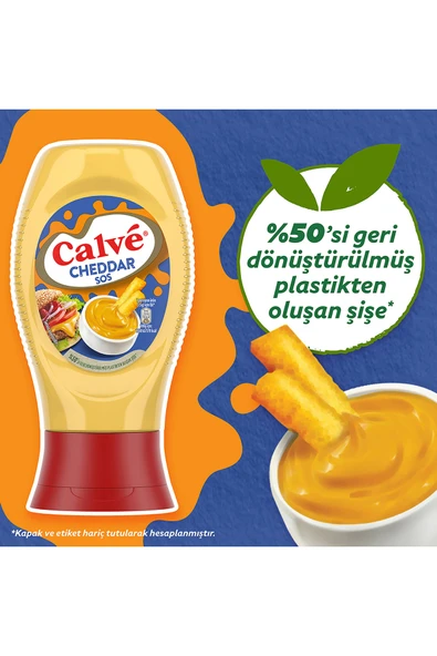 Calve Cheddar Sos 240 Gr x 2 Adet - Resim 4