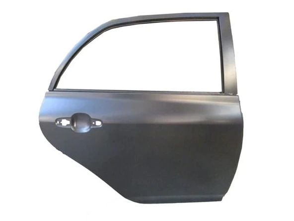 Toyota Corolla 2007-2013 Arka Kapı Komple Sağ Siyah Boyalı (İceli - Çekomastikli) (Fpı) (Oem No: (67003-12A20)) ürün görseli 1