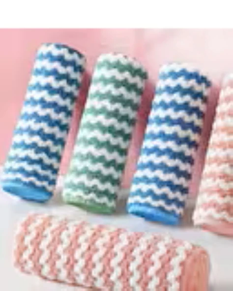 Best Hırdavat 2 adet X 3'lü Puf Bez 30x30cm, Ultra Emici Bez, Mikrofiber Bez, Kurulama Bezi, İthal Bez, Tezgah Bezi ürün görseli 1