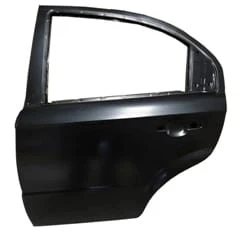 Chevrolet Aveo Sedan 2007-2012 Arka Kapı Komple Sol (Çelik Barlı) Siyah (Bfn) (Oem No: (96648859)) ürün görseli 1