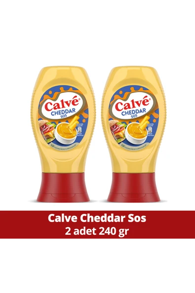 Calve Cheddar Sos 240 Gr x 2 Adet ürün görseli 1