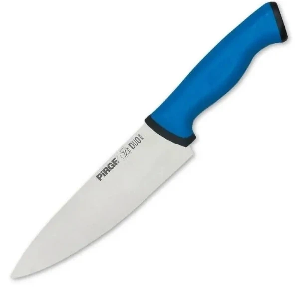 34161 Duo Şef Bıçağı 21 Cm - Mavi Kaymaz Sap ürün görseli 1