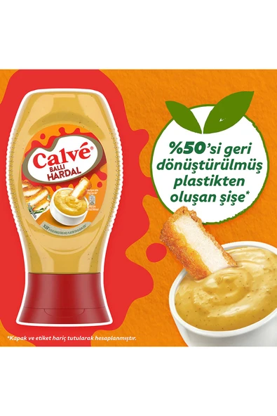Calve Sos Ballı Hardal 260 gr - Resim 3