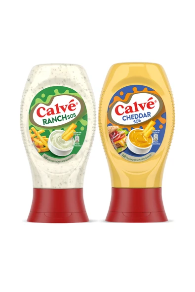 Calve Ranch Sos 245 Gr & Cheddar Sos 240 Gr - Resim 2