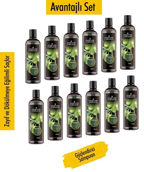 Nature Zeytinyağlı Şampuan 500 ml x 12 ADET ürün görseli 1