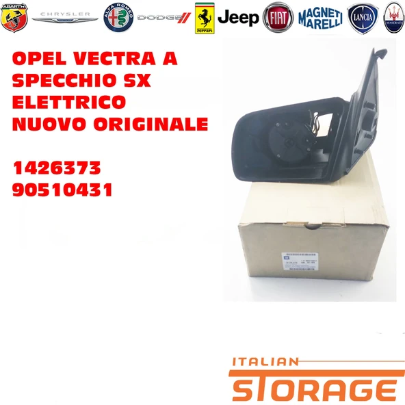 Opel Vectra A 88- Dış Dikiz Aynası Sol Elektrikli (Füme) (Oem No:1426373) ürün görseli 1