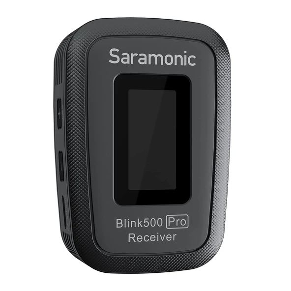 Blink500 Pro Yaka Mikrofonu Seti için Saramonic Blink500 Pro Kablosuz Alıcı (RX), iOS Kamera ve Android Akıllı Telefon ile uyumludur. ürün görseli 1