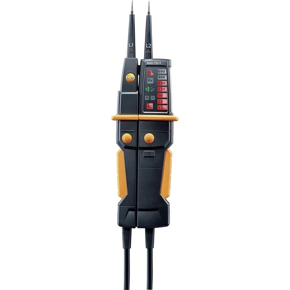 testo - 750-2 - 0590 7502 - Canlı kabloları hızlı bir şekilde tanımlamak için gerilim test cihazı ürün görseli 1