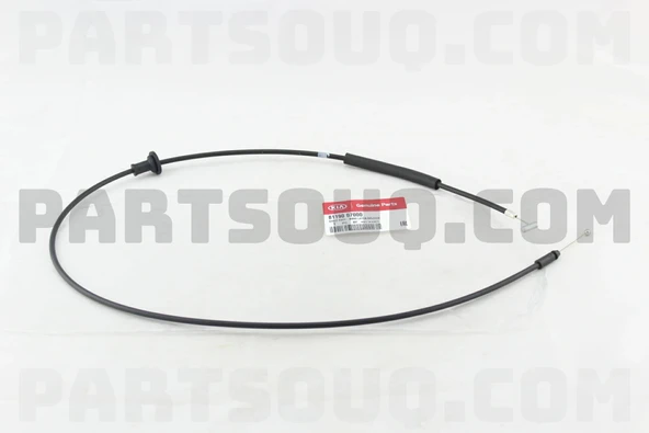 Kia Picanto 2004-2011 Kaput Açma Teli Arka (Oem No:8119007000) ürün görseli 1