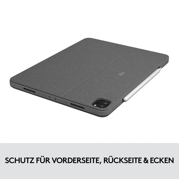 Logitech Tablet Klavye, Gri, Klavye Kılıfı - Resim 3