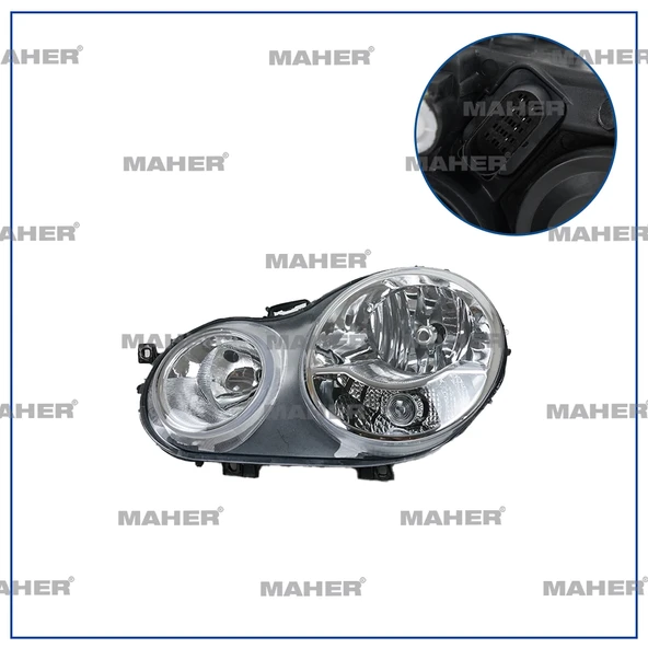 Volkswagen Polo 2002-2005 Far Sol (Oem No:6Q1941007M) ürün görseli 1