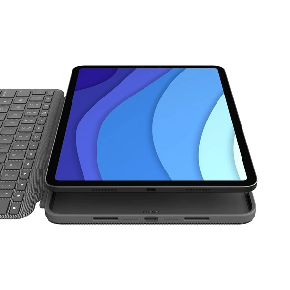 Logitech Combo Touch - GRİ - Bayan Central - Resim 3