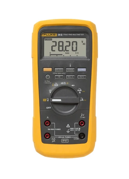 FLUKE-28II/EUR,TRMS MULTIMETRE, AVRUPA ürün görseli 1