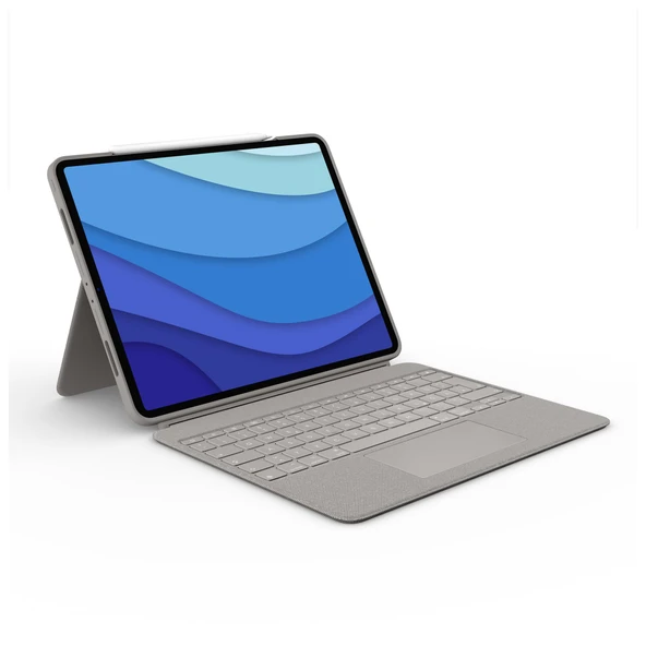 iPad Pro 12,9 inç (5. Nesil) için Logitech Combo Touch - QWERTY - Resim 2