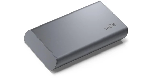 LaCie Mobile 2 TB Güvenli USB-C Mobil Harici Katı Hal Gri ürün görseli 1