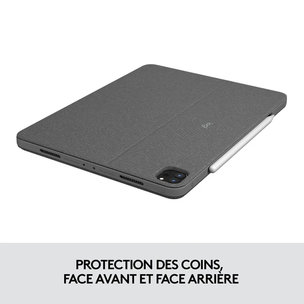 Logitech COMBO TOUCH GREY FRA CENTRAL Gri - Resim 3