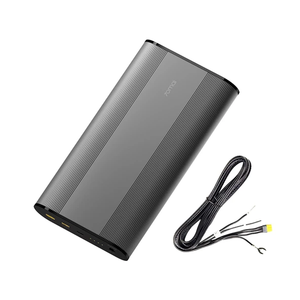70mai araç kamerası pil paketi BL96NNX, 30 saate kadar park moduna sahip 96Wh LiFePO4 yedek güç kaynağı, düşük voltaj koruması, XT30+USB-C çıkışı, 7 koruma BMS (sigorta kutusu şarjı) ile donatılmıştır ürün görseli 1