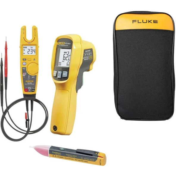Fluke T6-600/62MAX+/1ACE el tipi multimetre, dijital elektrik test cihazı CAT III 600V ekran (sayımlar): 2000 ürün görseli 1