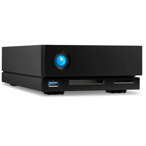 LaCie 1big Dock 16 TB Harici Sabit Sürücü HDD Bağlantı İstasyonu - Thunderbolt 3 USB 3.1 USB 3.0 7200 rpm Mac ve PC Masaüstü için Kurumsal Sınıf Sürücüler, Veri Yedekleme (STHS16000800) ürün görseli 1