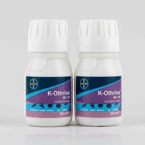 BAYER K-Othrine SC 50 Genel Haşere ve Böcek İlacı 50 ml Kokusuz X 2 ADET ürün görseli 1