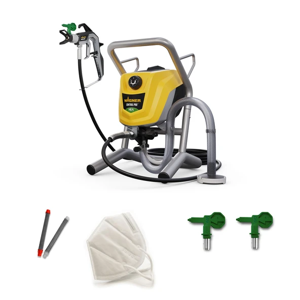 WAGNER Havasız boya püskürtme sistemi Control Pro 250 M, duvar boyaları, lateks boyalar, vernikler ve cilalar için, 15 m²-2 dk, basınç regülasyonu, 110 bar, hortum 9 m ürün görseli 1