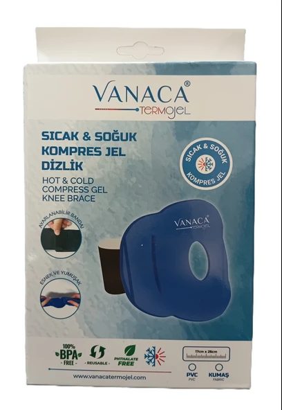 Sıcak & Soğuk Kompres Jel Dizlik - Ayarlanabilir Sabitleme Bandajlı ürün görseli 1