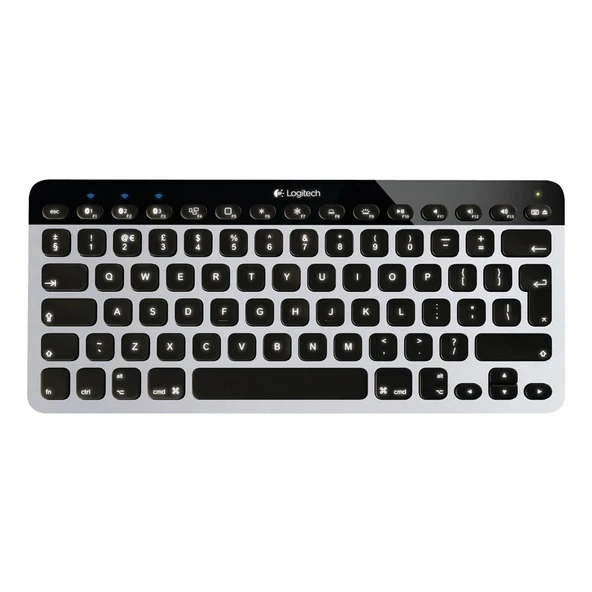 Logitech Bluetooth Mobil Klavye Kolay Geçiş Azerty Fransızca (AZERTY, Fransızca, Mini, iPad, iPad 2/3/4, iPad Mini, iPhone, Siyah, Beyaz, iOS 4.0+) Gri ürün görseli 1
