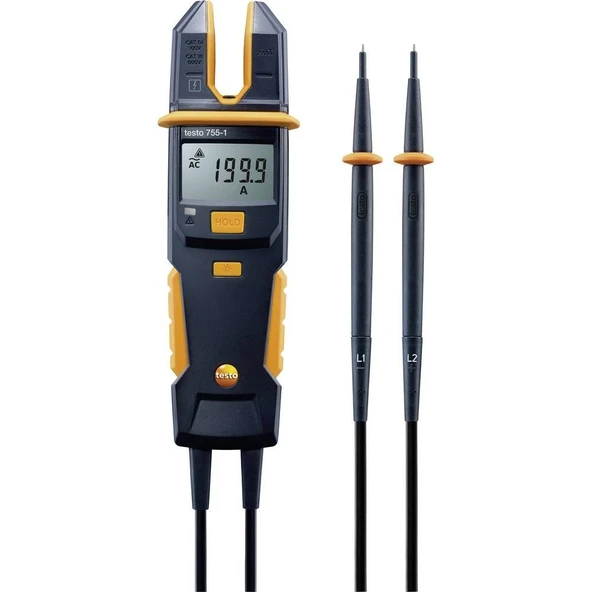 Testo 755-1 Süreklilik testli LCD gerilim test cihazı, CAT III 1000V ürün görseli 1