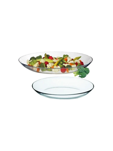 Paşabahçe Invitation Oval Tabak 290x220 mm Yerli Üretim Şık Tasarım ve Dayanıklı Malzeme ürün görseli 1