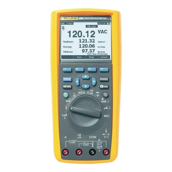 FLUKE-289/EUR,TRENDCAPTURE İLE TRUE-RMS ENDÜSTRİYEL KAYIT MULTİMETRE, AVRUPA ürün görseli 1