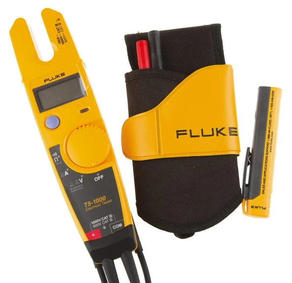 H5 kılıflı ve 1AC gerilim test cihazı T5-H5-1AC KIT/EUR ile Fluke elektrik test cihazı ürün görseli 1