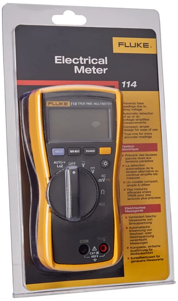 Fluke 114 True RMS el tipi dijital multimetre - Resim 2