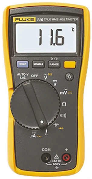 Fluke dijital multimetre Compact 116, diyot testi ve sıcaklık ölçümü ile 2583601 ürün görseli 1