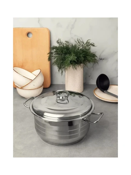 Bonera BONERA BON2106 Çelik Derin Tencere 28X18 cm 11 Litre ürün görseli 1