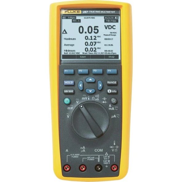 FLUKE-287/FVF/EUR,TRENDCAPTURE İLE TRUE-RMS ELEKTRONİK KAYIT MULTİMETRE, EURO ürün görseli 1