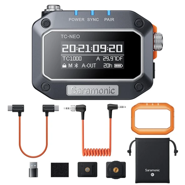 Saramonik TC-NEO | Bluetooth uygulaması, kablosuz kontrol ve senkronizasyona sahip 2,4 GHz zaman kodu oluşturucu ürün görseli 1
