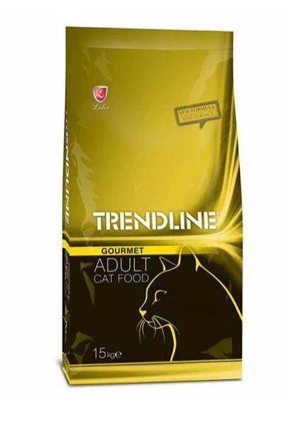 Trendline Gurme Renkli Taneli Yetişkin Kedi Maması 15 kg ürün görseli 1