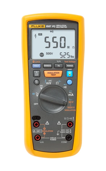 Fluke FLUKE-1587 Fc, 2'si 1 arada Yalıtım Multimetresi ürün görseli 1